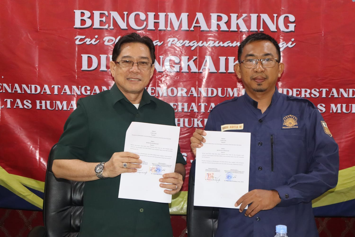 Fakultas Hukum Universitas Balikpapan menerima Bechmarking dari Fakultas Humaniora dan Kesehatan Universitas Mulia